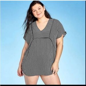 Woven Kaftan Cover Up dress Girl Size Small